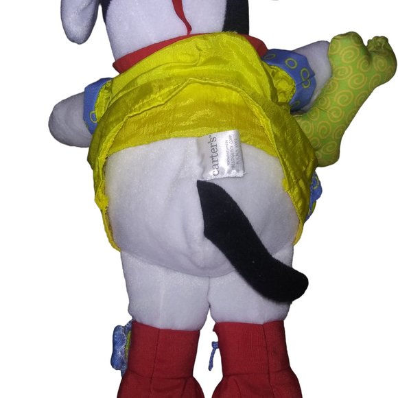 Carters Dress Me Fireman Puppy Dog Dalmatian Stuffed Animal Plush Baby Toy - Picture 3 of 6